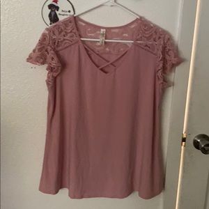 Dusty rose top